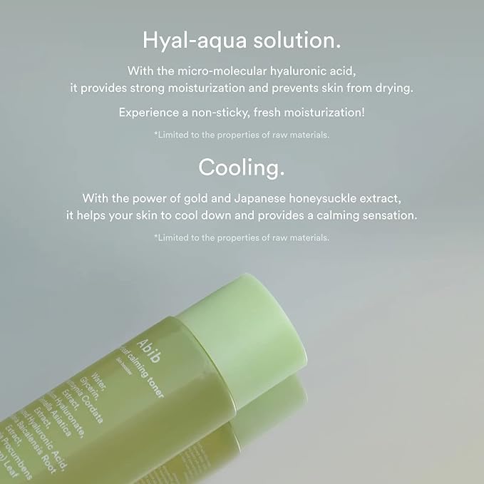 Abib Calming 2 Step Set with Cleanser I Heartleaf Calming Trio, All in One, Soothing Acne, Pimple, Mild Acidic for Senstive Skin, Irritated Skin-Velvo Beauty