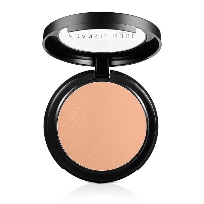 Frankie Rose Cosmetics Powder Foundation – Full Coverage Face Powder For Pores & Imperfections, Evens Out Skin Tone & Shine-Control | 58 Grams (Vintage)-Velvo Beauty