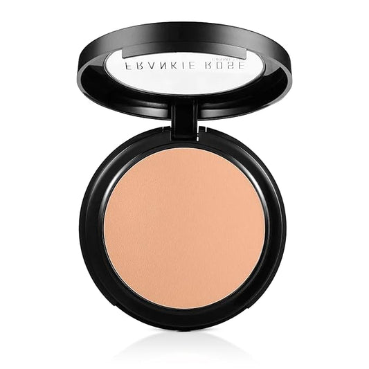 Frankie Rose Cosmetics Powder Foundation – Full Coverage Face Powder For Pores & Imperfections, Evens Out Skin Tone & Shine-Control | 58 Grams (Vintage)-Velvo Beauty