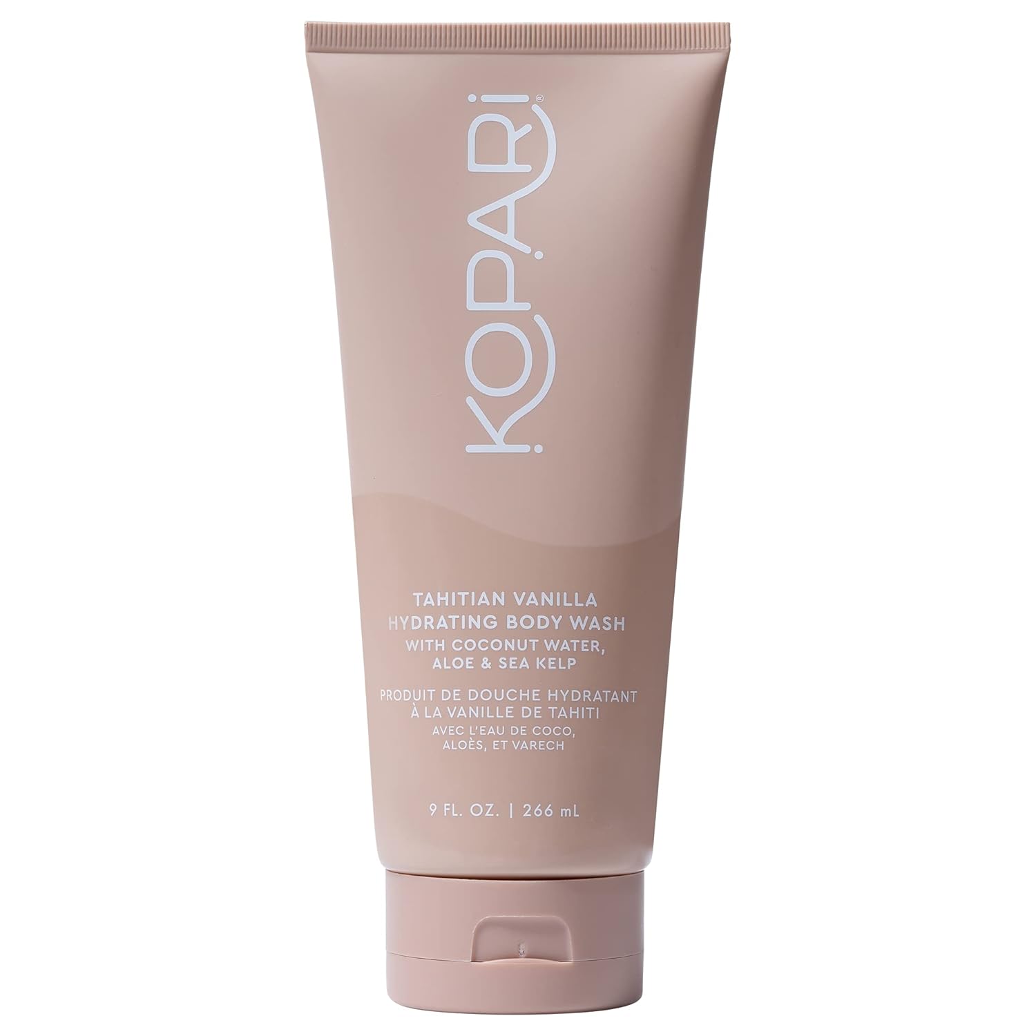 Tahitian Vanilla Hydrating Body Wash with Coconut Water, Aloe & Sea Kelp | Cleanses Without Stripping Moisture or Natural Oils | Infused with Notes of Warm Vanilla | Vegan and Cruelty-Free | 9.0 Oz-Velvo Beauty