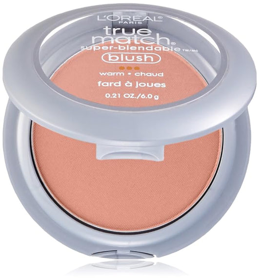 L'Oreal Paris True Match Super-Blendable Powder Blush, Innocent Flush, 0.21 Oz (Packaging May Vary)-Velvo Beauty