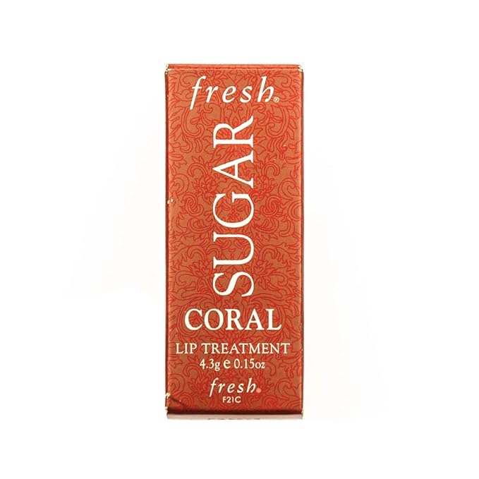 Fresh Sugar Lip Treatment SPF 15, Coral, 0.15 Ounce-Velvo Beauty