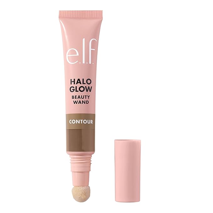 e.l.f. Halo Glow Contour Beauty Wand, Liquid Contour Wand For A Naturally Sculpted Look, Buildable Formula, Vegan & Cruelty-free, Fair/Light-Velvo Beauty