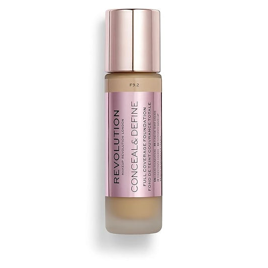 Makeup Revolution Conceal and Define Concealer, Full Coverage & Matte Finish, C4.5 for Fair/Light Skin Tones, Vegan & Cruelty-Free, 0.7 Fl Oz-Velvo Beauty