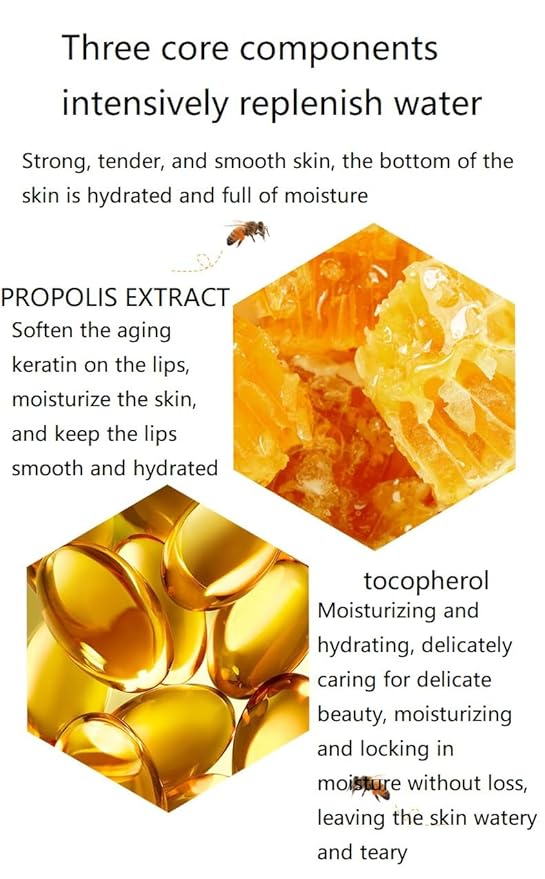 2 Pcs Lip Balm Honey Pot, Honey & Strawberry Hydrating Lip Mask, Reduces Lip Lines Prevention Dry and Cracked Lip Scrubs Exfoliator Honeypot Lip Balm. (Honey & Strawberry)-Velvo Beauty