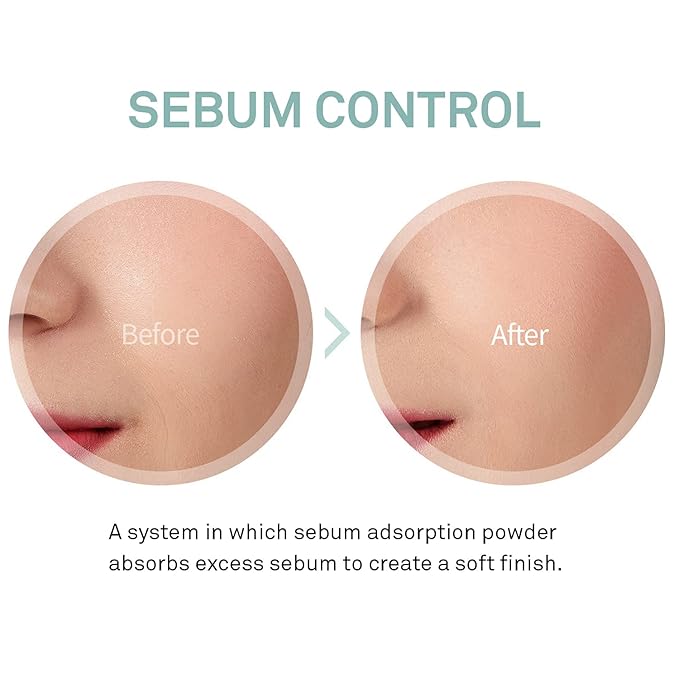 SAAT INSIGHT Anewm Sebum Control Drying Powder 5g - Oil Control Powder for Long-Lasting Clean Skin, Sebum Control Blotting Powder to Provide Transparent Makeup Finish, and Blur Fine Lines & Pores-Velvo Beauty