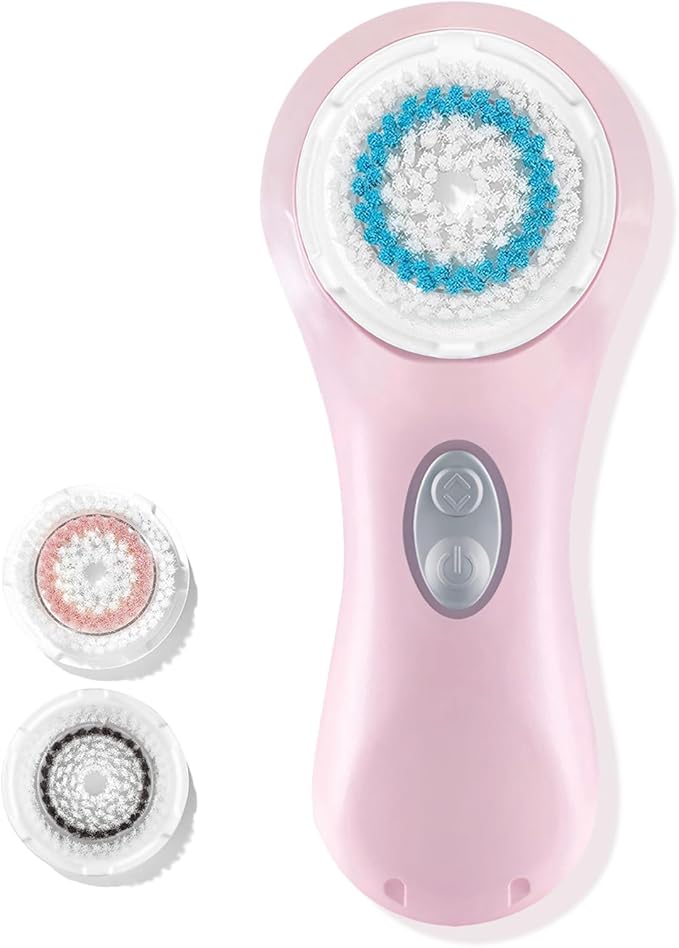 Microtree Facial Cleansing Brush Rechargeable, Sonic Vibrating System, 2 Speeds for Gentle Clean, Face Brushes for Cleansing, Electric Waterproof Portable Travel Face Scrubber-Velvo Beauty