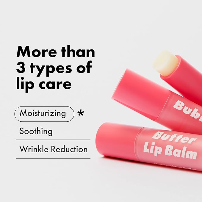 UNPA BubiBubi Vegan Lip Balm | Korean Lip Balm for Dry Cracked Lips | Lip Moisturizer for Very Dry Lips | Lip Repair Overnight Hydrating Lip Balm for Girls | Organic Chapstick Korean Lip Care Products-Velvo Beauty