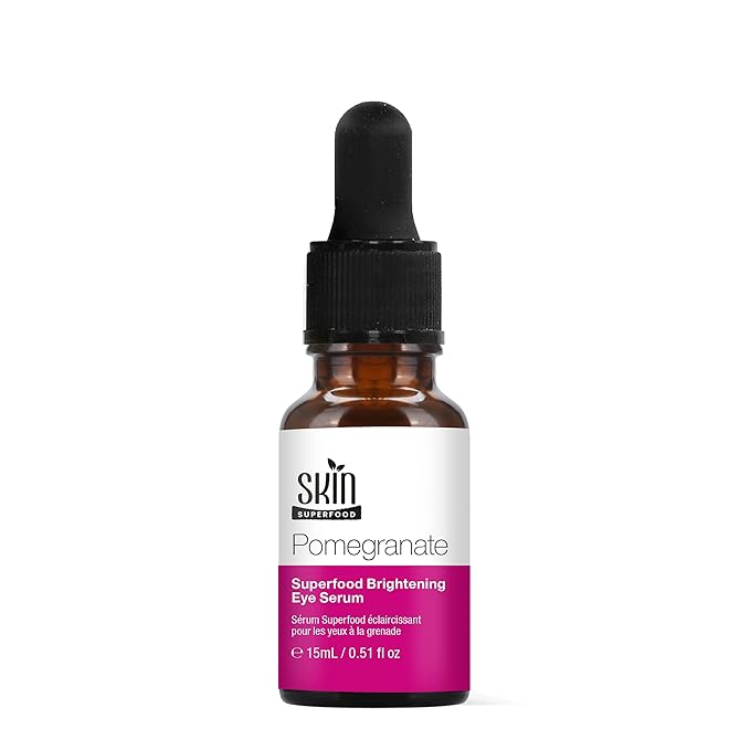 Pomegranate Superfood Brightening Oily Eye Serum 100% Natural and Vegan 0.53 Fl Oz (15ml)-Velvo Beauty