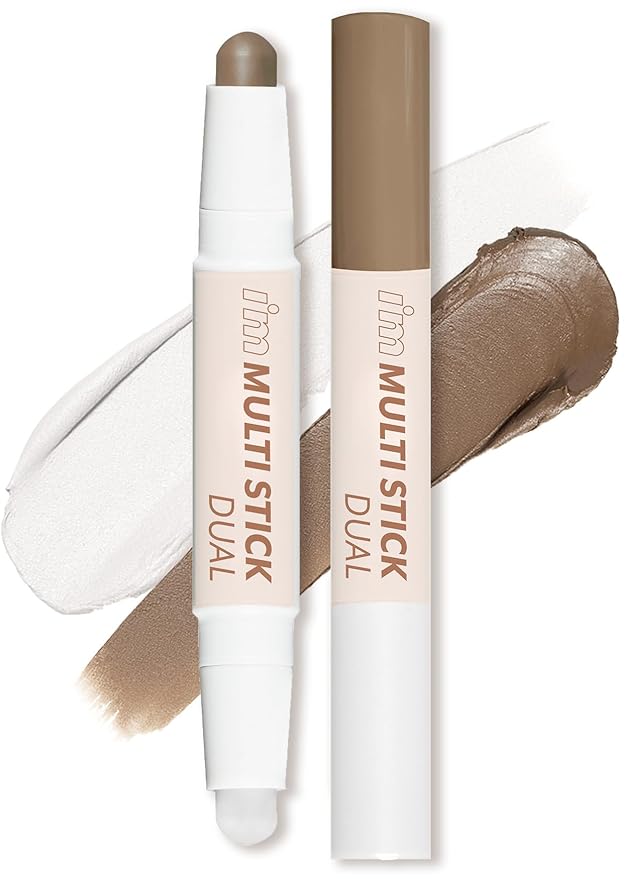 I'M MEME I'm Multi Stick Dual | Two Shade Shading and Highlighting Matte Finish | Suitable for Beginners Portable Size | 002 Cool Contouring-Velvo Beauty