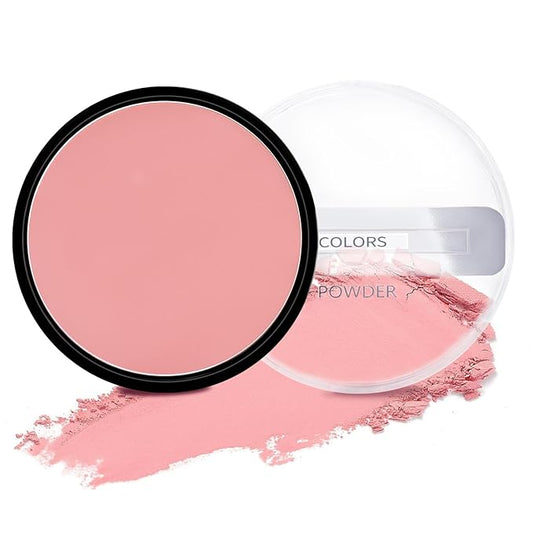 Boobeen Powder Blush Matte Blush, Highly Pigmented Beauty Cream Blush Palette for Create A Natural Cheek Flushed Look, Rich Colors (C-05)-Velvo Beauty