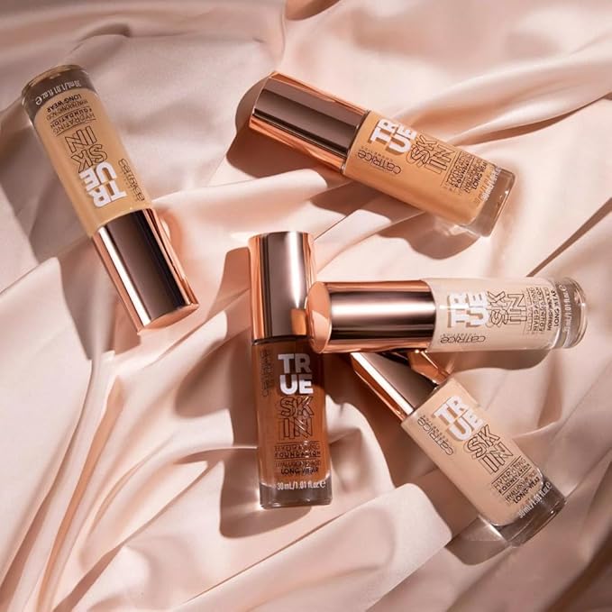 Catrice | True Skin Hydrating Foundation | Lightweight Buildable Coverage with Hyaluronic Acid and Watermelon Seed Oil | Vegan & Cruelty Free (046 | Warm Toffee)-Velvo Beauty