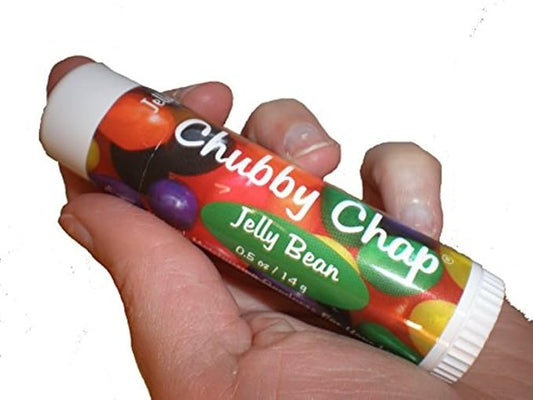 Three (3x) Large Jumbo Chapstick Natural Chapstick - 1/2 Ounce Lip Balm (Jelly Bean)-Velvo Beauty