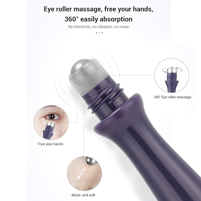 RollOn Eye Serum, Moisturizing Eye Serum AntiWrinkle Skin Lifting Firming Eye Serum for Anti Aging Skin Care with Dark Circles (01)-Velvo Beauty