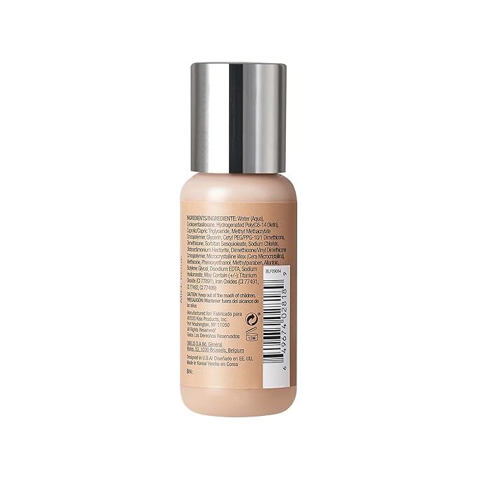 Ruby Kisses Liquid Foundation No More Blemish Oil-Free Foundation Korean Makeup 1.18 Fl Oz (Rich Beige)-Velvo Beauty