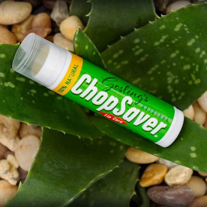 Gosling's Original ChopSaver Lip Care, All Natural Hydrating Lip Balm, Chapstick for Musicians and More, Effective Relief for Dry, Cracked Lips and Skin, Made in USA, 0.15 Oz (Pack of 6)-Velvo Beauty