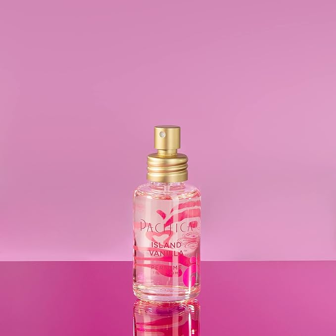 Pacifica Island Vanilla Spray Perfume & Hair and Body Mist Set – Tahitian Vanilla Clean Fragrance Duo, Essential Oil Blend, Alcohol-Free Hair/Body Mist Clean Beauty 100% Vegan & Cruelty-Free-Velvo Beauty