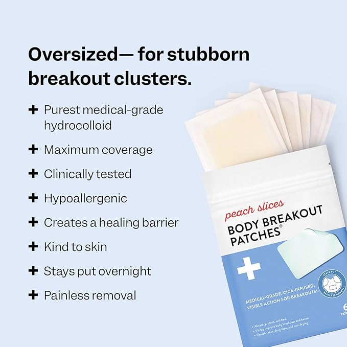 Peach Slices Body Breakout Patches-Velvo Beauty