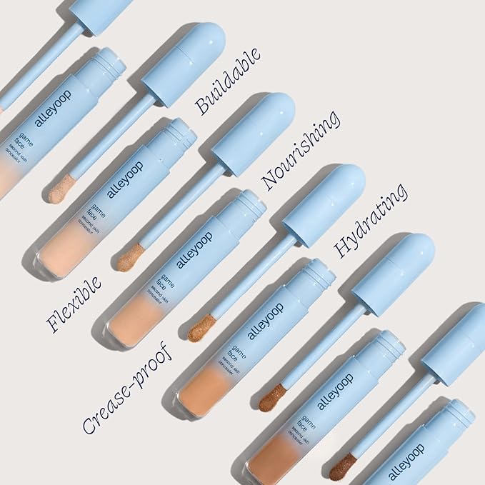 Alleyoop Game Face Concealer Makeup, Lightweight to Medium Buildable Coverage Under Eye Concealer, For Blemishes, Crease-proof and Hydrating with Smooth Second Skin Finish - Winner-Velvo Beauty