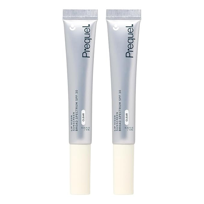 Skin Lip Visor, Clear Lip Balm with SPF 30 PA+++. Mint Flavored with Non-Sticky Finish – Moisturizing Semi Gloss Balm Sunscreen for Daily Use - 2 Pack-Velvo Beauty