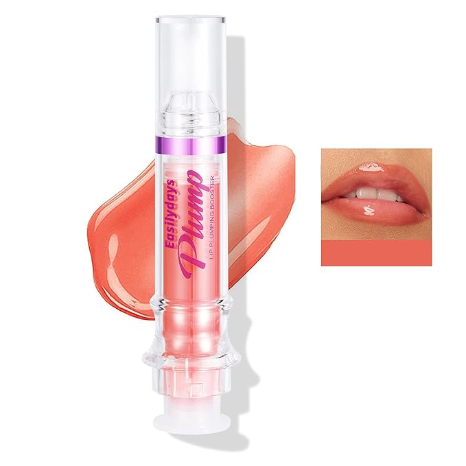 Lip Gloss Plumper Glossy Lip Lipstick, Lifter Gloss, Hydrating, Volumizes, High-Shine, Lip Plumping Lip Glass Mirror Lip Glaze Lip Makeup, Plump And Pout Lip Plumper for Women Girls-Velvo Beauty