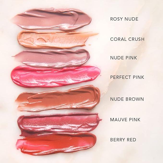 Oh-So-Luxe Liquid Tinted Lip Balm, Hydrating & Nourishing Tinted Lip Oil for dry dark lips, results in Soft & Glowing Lips, Moisturizing, Non-Sticky Mauve Pink Shade - 0.10 Fl Oz - RAS LUXURY OILS-Velvo Beauty