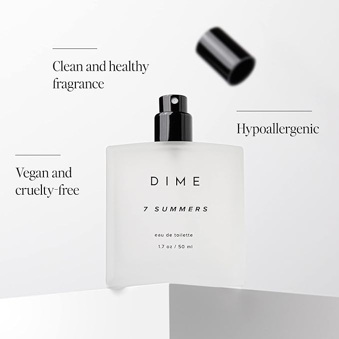 Dime Beauty 7 Summers Perfume for Women, 1.7 oz / 50 ml - Sweet Floral Scent, Clean Fragrance Eau de Toilette, Hypoallergenic-Velvo Beauty