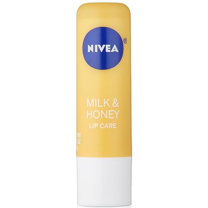 NIVEA A Kiss of Milk & Honey Natural Defense & Soothing Lip Care 0.17 oz (Pack of 7)-Velvo Beauty