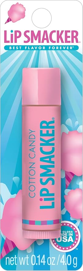 Lip Smackers Best Flavor Forever Lip Balm Trio with Strawberry Watermelon & Dr. Pepper Plus Cotton Candy Lip Balm-Velvo Beauty