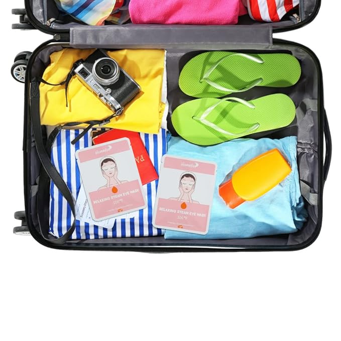 Disposable Steam Eye Mask for Dry Eye Care - 8 Pack Heating Eye Mask for Dark Circles and Puffiness Relief Soothing Warm Eyes Masks Pads, Fragrance Free-Velvo Beauty