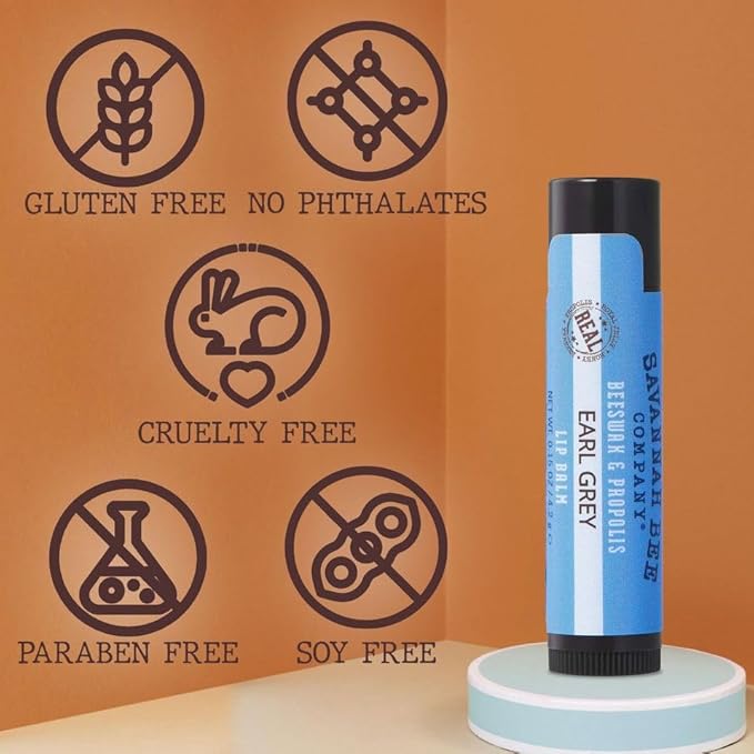 Savannah Bee Company Lip Balm - Lip Moisturizer for Chapped Lips - Hydrating Lip Balm with Pure Honey-Velvo Beauty