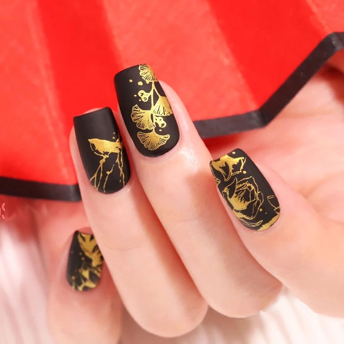 Nail Art Stamper - Clear Silicone Stamper with Scraper, Transparent Jelly for DIY Manicure & Nail Art-Velvo Beauty