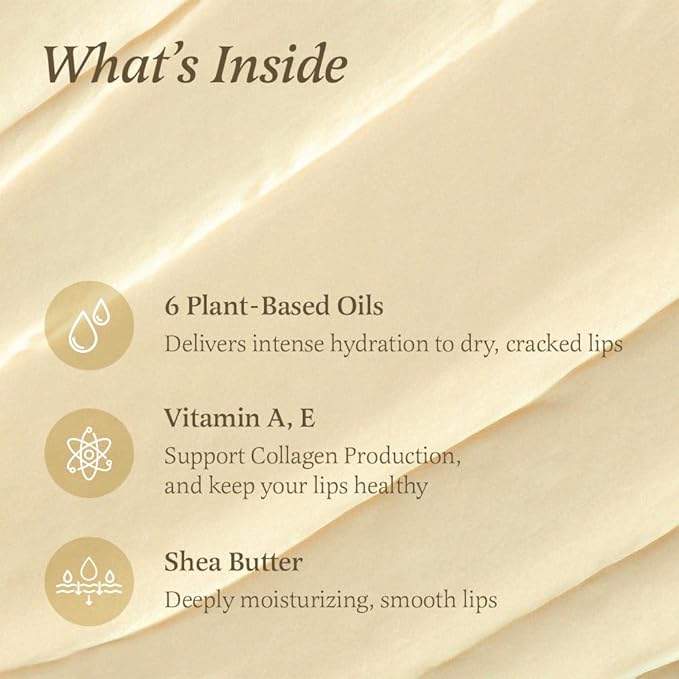 Zeroslash Vegan Lip Butter Stick with Shea Butter & Squalane 0.13oz – Hydrating Lip Balm for Dry, Chapped Lips | Plant-Based Lip Care with 6 Natural Oils | Overnight Lip Mask | Pack of 3-Velvo Beauty