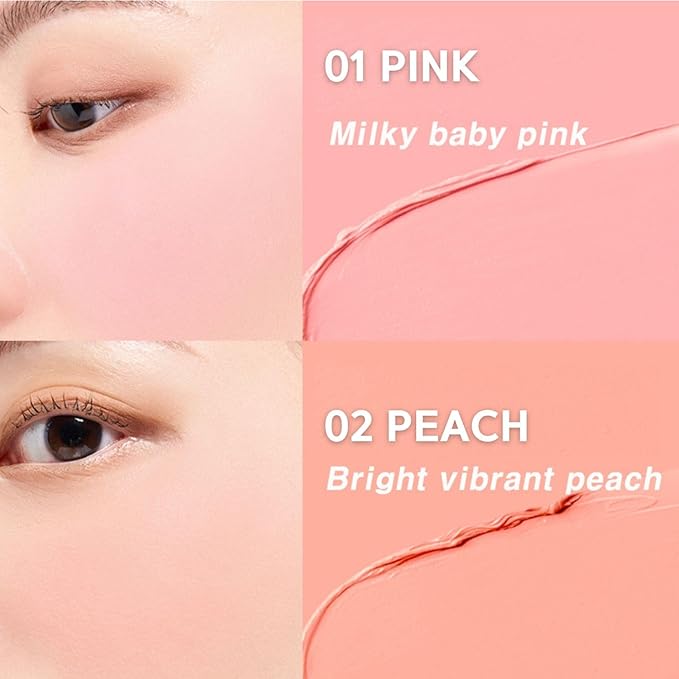 BBIA Ready To Wear Downy Cheek Cream Blush 8 Color - Creamy Blendable & Buildable Blush Dewy Texture & Matte Finish High Pigment Longlasting Lightweight Natural Face Makeup, 0.12oz (05 DOWNY CORAL)-Velvo Beauty