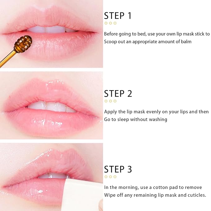 5 PCS Bee Balm Lip Balm Lip Mask Honey Pot, Lip Mask Propolis Moisturizing Lip Balm, Hydrating Prevention Dry and Cracked Lip Scrubs Exfoliator Lip Care (Strawberry&Watermelon&Honey&Apple Lime&Cherry)-Velvo Beauty