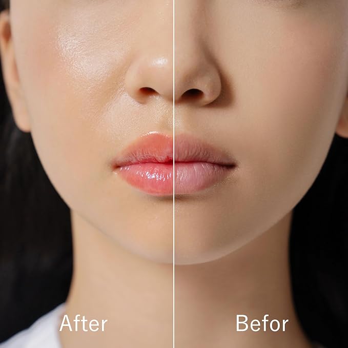 Lip Butter - Lipsafer Color Balm Reddish, Nourishing Lip Care with Cupuaçu Seed Oil & Camellia Oil, Petrolatum-Free, Dye-Free, Fragrance-Free-Velvo Beauty