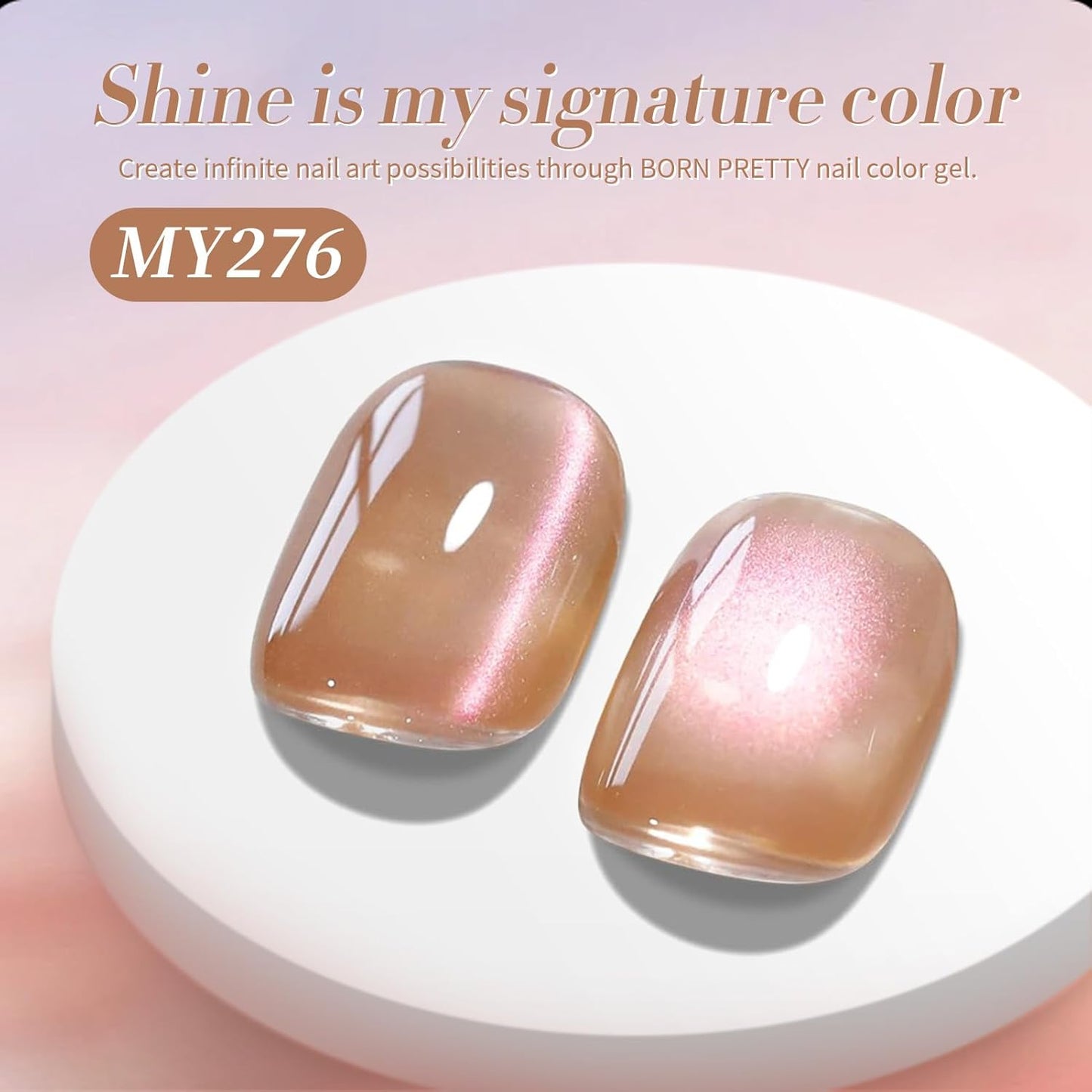 BORN PRETTY Cat Magnetic Eye Gel Nail Polish Crystal Light Vei Magnetic Gel Polish Nail Art Manicure DIY at Home 15ML-Velvo Beauty