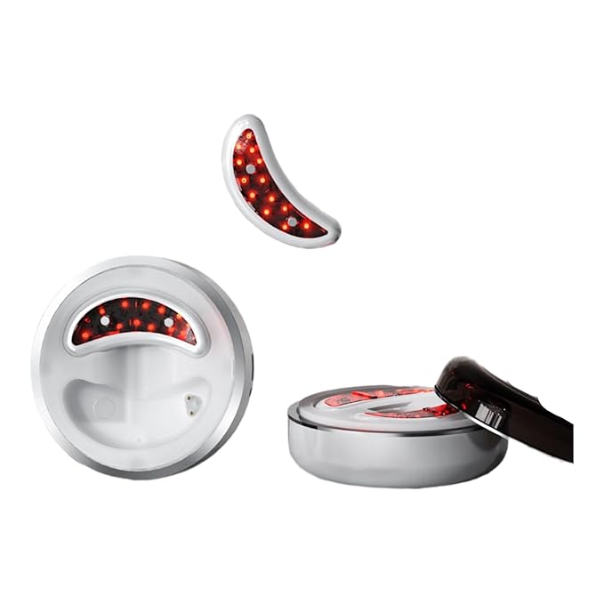 Red Light Therapy Gadget Patch for Dark Circles, Eye Bags, Inflammation, Eye Wrinkles. Red Light Eye Mask. Dermatology Eye Mask. Anti-Aging Eyes. Eye Pods. Eye Patches for Eye Bags, White-Velvo Beauty