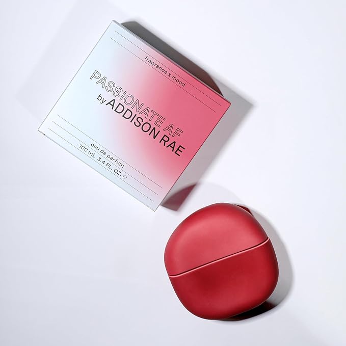 Addison Rae Fragrance Passionate - Luxury Perfume for Women - Fruity Floral Vanilla Scent - Eau De Parfum - Notes of Lychee, Jasmine - Long Lasting Vegan Travel Cologne -Gift for Her - 3.4oz EDP Spray-Velvo Beauty