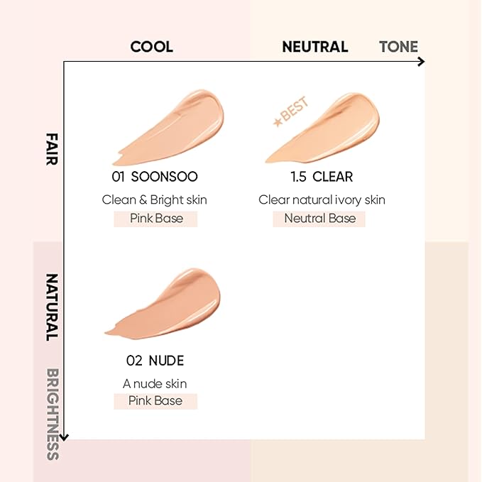 AMUSE Dew Jelly Vegan Cushion Foundation 02 NUDE | dewy, glow, long-lasting, double coverage, clean beauty, lightweight, natural look, foundation for sensitive skin, hydrating cushion-Velvo Beauty