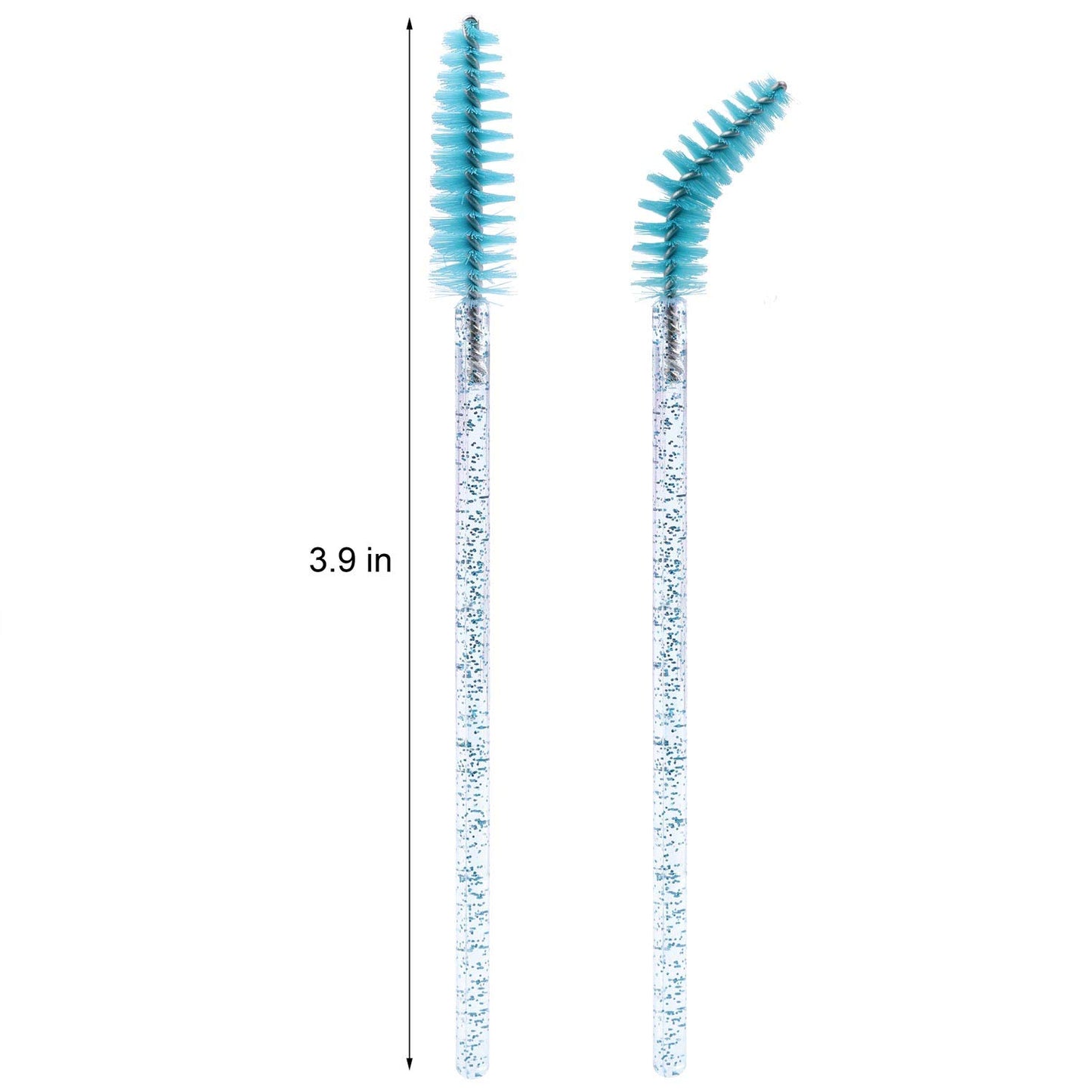 Tbestmax 1000 Disposable Mascara Wands Eyelash Brush Spoolies for Eyebrow Eye Lash Extension Blue-Velvo Beauty