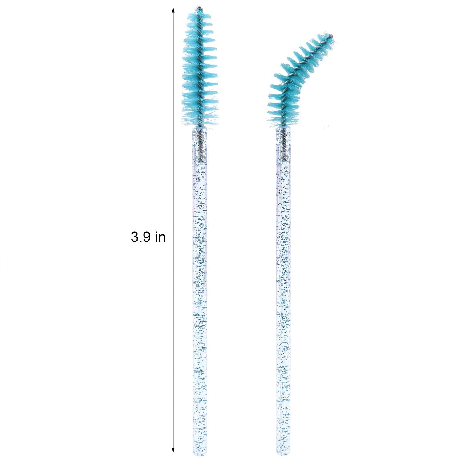Tbestmax 1000 Disposable Mascara Wands Eyelash Brush Spoolies for Eyebrow Eye Lash Extension Blue-Velvo Beauty