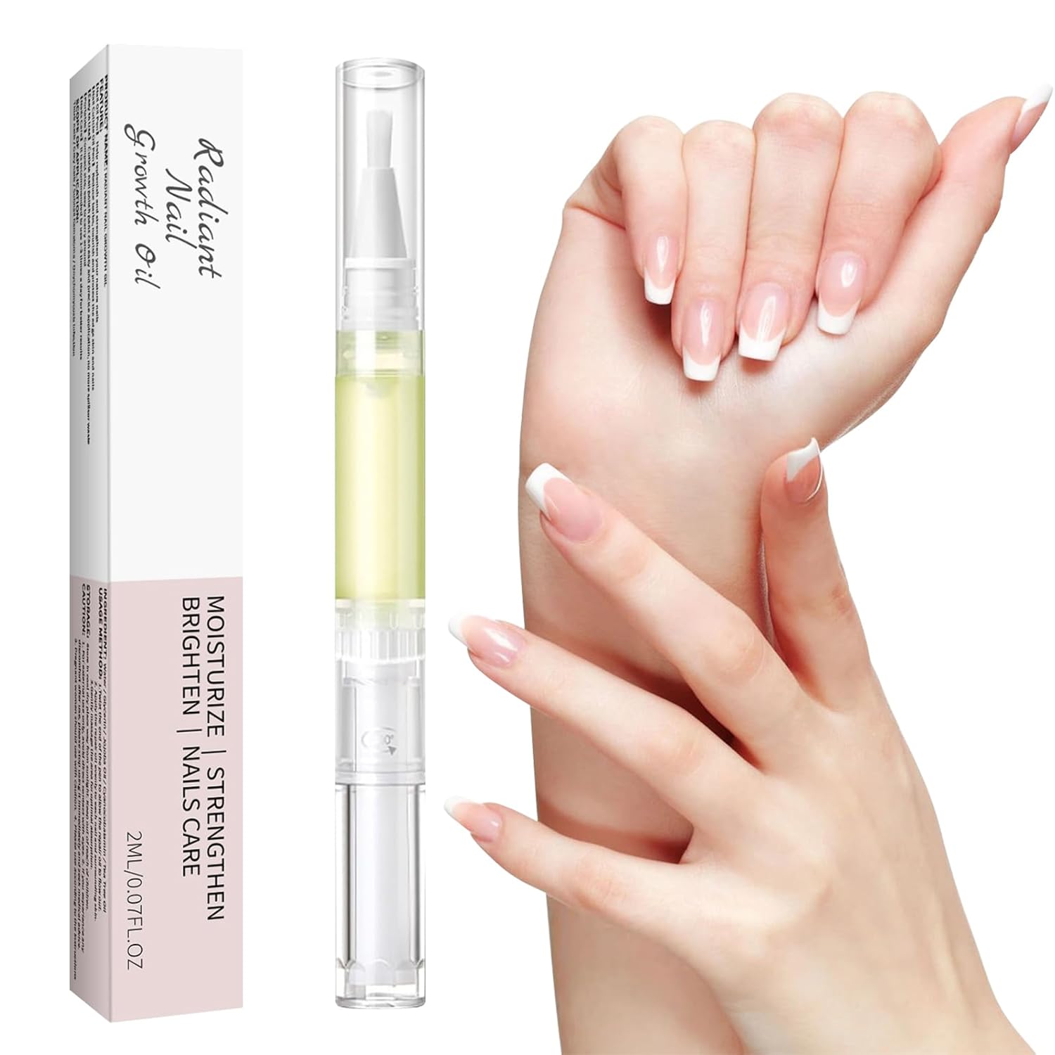 Nail Growth Oil, 2 PCS Cuticle Oil for Nails, Rejuvenation Nail Repair Oil for Moisturize Strengthen-Velvo Beauty