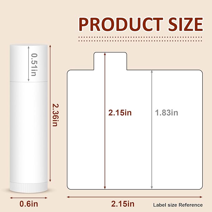 60 Pack Lip Balm Unlabeled, Natural Lip Balm Bulk Blank Tube, Personalized Lip Balm for Party Favors and Gift Basket Filling, Wedding or Baby Shower-5 Flavors-Velvo Beauty