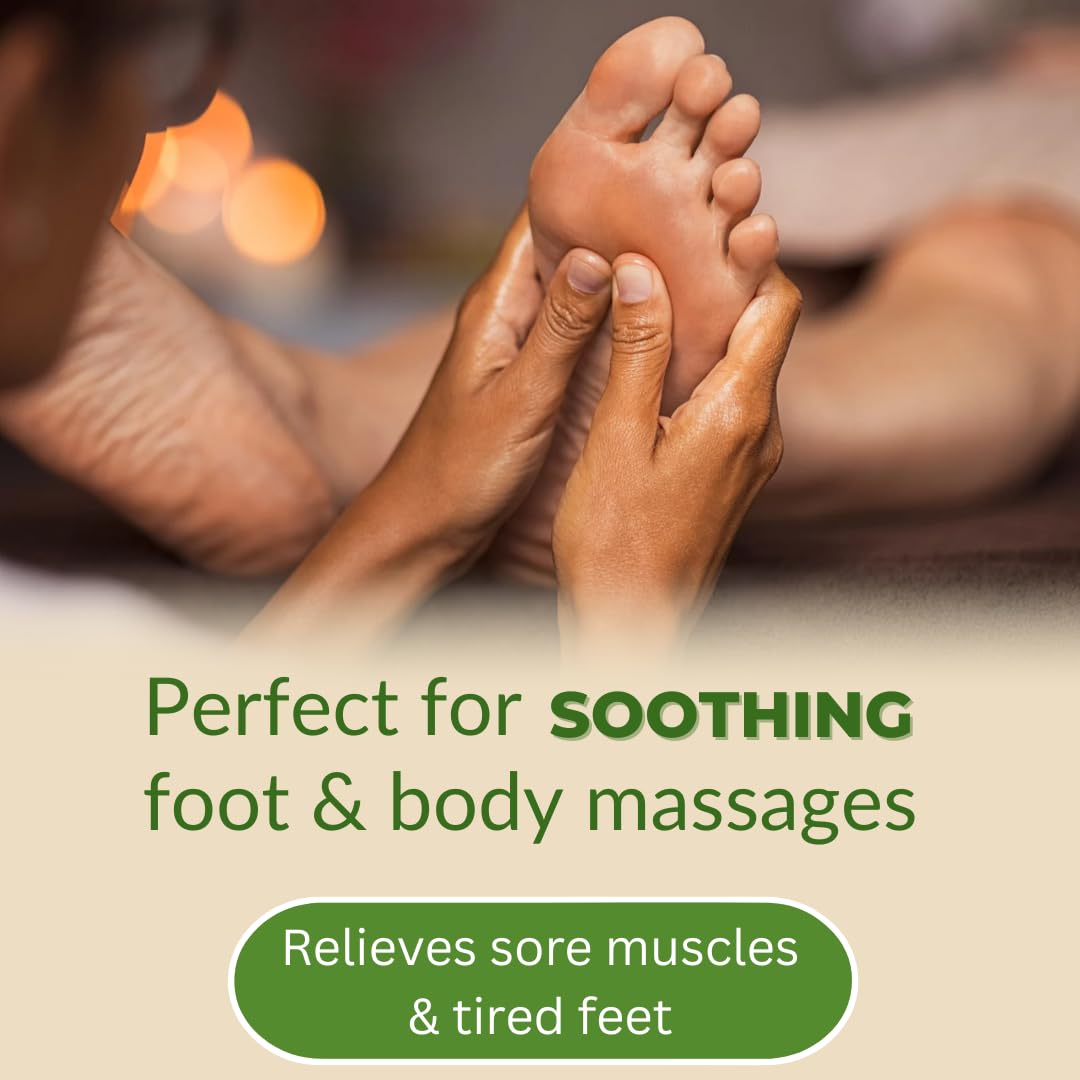 Peppermint, Rosemary, Eucalyptus & Tea Tree Oil Foot Cream for Dry Feet, Cracked Heels, Calluses, Athlete's Foot - Heel Repair Cream for Women & Men (8 oz)-Velvo Beauty