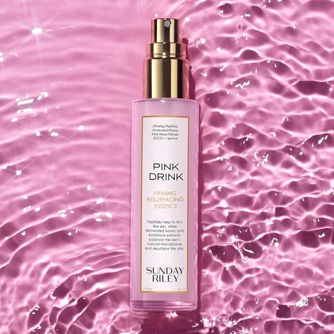 Sunday Riley Pink Drink Skin Firming Resurfacing Essence Face Mist-Velvo Beauty