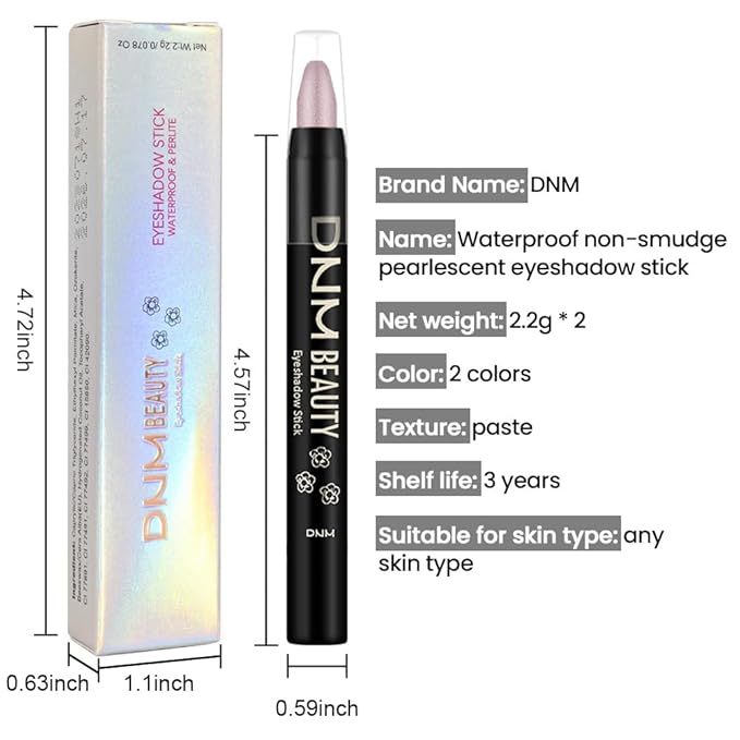 Kaely 2Pcs Cream Eyeshadow Sticks Set for Eyes Waterproof,Sand Shimmer & Orchid Shimmer Matte Eye shadow Stick Pencil Pen Bulk sombras en crema para ojos 25+26-Velvo Beauty