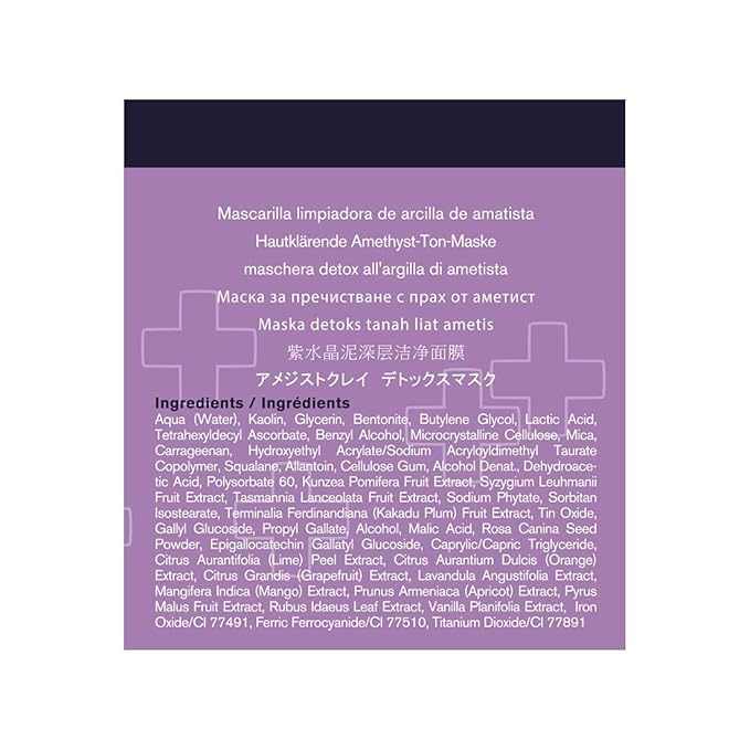 DERMAdoctor Kakadu C Amethyst Clay Detox Mask - 1.69 oz-Velvo Beauty