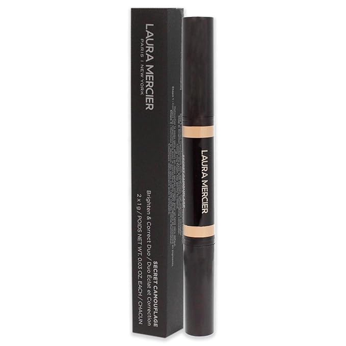 Laura Mercier Secret Camouflage Concealer Duo Stick - 1N Fair with Neutral Undertones Women 2 x1g/ 0.03 oz-Velvo Beauty