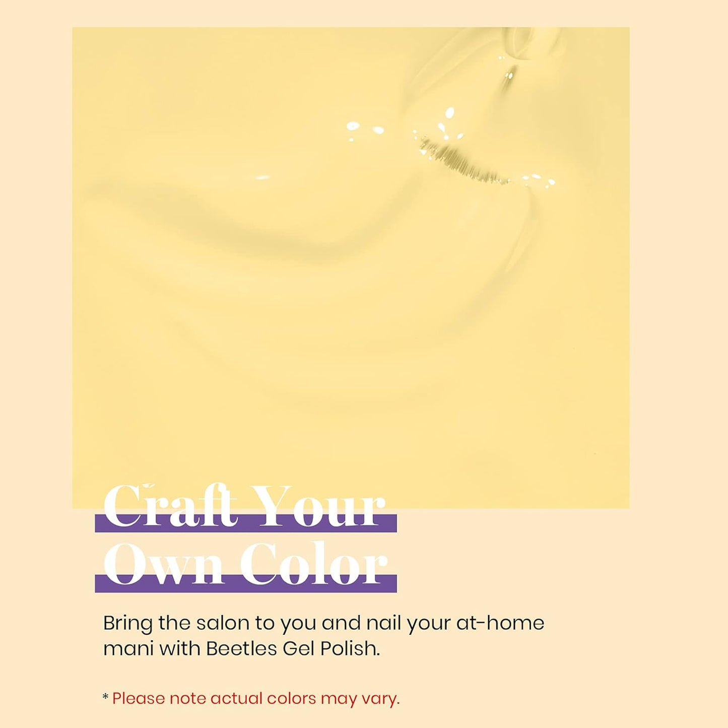 Beetles Pastel Gel Nail Polish 15ml Yellow Nail Polish Lemon Chiffon Cream Soak Off Uv Led Nail Lamp Nail Art Manicure Salon Diy Home Gel Colors Summer-Velvo Beauty